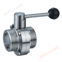 Hygieneklasse Gewinde Schmetterlingsventil