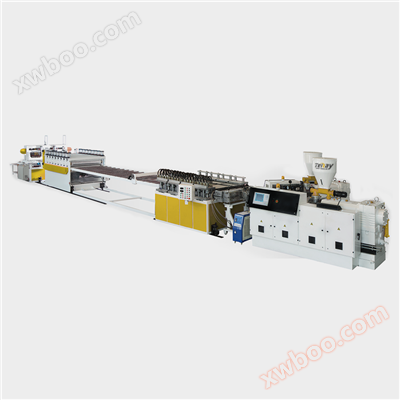 WPC/PVC laminated foam board production line/co extruded foam board production line